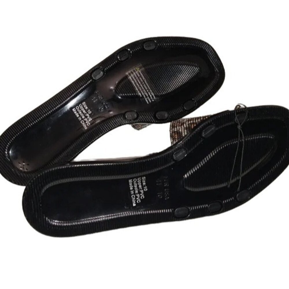 Olivia Miller Leopard Print Rhinestone Slides - Picture 5 of 5